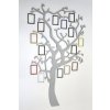 Klasický fotorámeček MAJADESIGN Fotorámeček - Dřevěný strom s rámečky na zavěšení barevně lakovaný multikolor Formát fotografie: 10 x 15 cm bez prodlužovacího dílu ( bez kořenů)