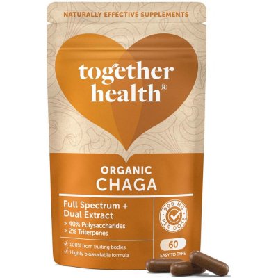 Together Health Organická Čaga Full Spectrum extrakt 60 kapslí – Hledejceny.cz