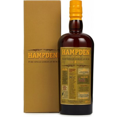 Hampden Estate 8y 46% 0,7 l (holá láhev) – Zboží Mobilmania