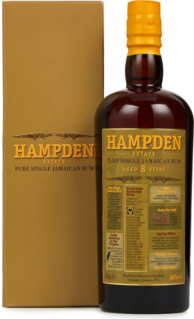 Hampden Estate 8y 46% 0,7 l (holá láhev)