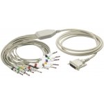 OEM EKG kabel (SH2) 10 svodů patentky – Sleviste.cz