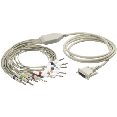 OEM EKG kabel (SH2) 10 svodů patentky – Sleviste.cz