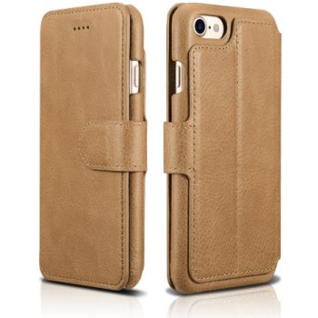 Pouzdro XOOMZ Wallet Phone Case iPhone 7/8 světle hnědé