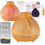 Ruhhy 26633 Aroma difuzér a zvlhčovač vzduchu RGB 400 ml světle hnědý – Zboží Mobilmania