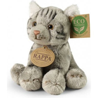 Eco-Friendly kočka šedá sedící 14 cm – Hledejceny.cz