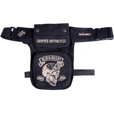 W-TEC Black Heart Devil Skull Black Tex | Zboží Auto