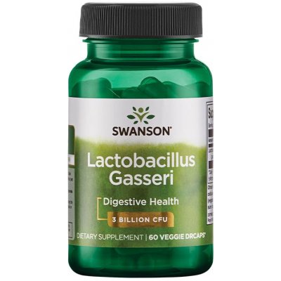 Swanson Lactobacillus Gasseri 3 miliardy CFU 60 rostlinných kapslí