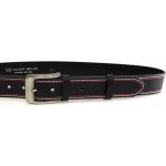 Penny Belts pánský kožený opasek 02NKS-2-B-CV černý – Zboží Dáma