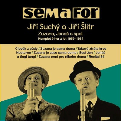 Semafor Jiří Suchý A Jiří Šlitr - Zuzana Jonáš a spol. Komplet 9 her z let 1959-1964 15 CD – Zboží Mobilmania