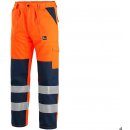 Canis CXS Pánské kalhoty NORWICH výstražné oranžovo-modré 111200220500
