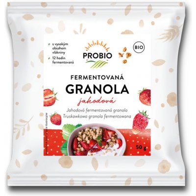 Probio Bio müsli křupavé - granola fermentovaná čokoládová s kokosem 50 g – Zboží Mobilmania