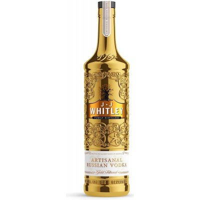 JJ Whitley Gold Artisanal Russian Vodka 38% 0,7 l (holá láhev)