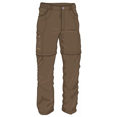 Warmpeace Bigwash Zip-off Coffee brown – Zboží Mobilmania