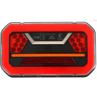 Lampa sdružená LED 12-24V 5-funkční pravá Was 2560ADDP – Hledejceny.cz