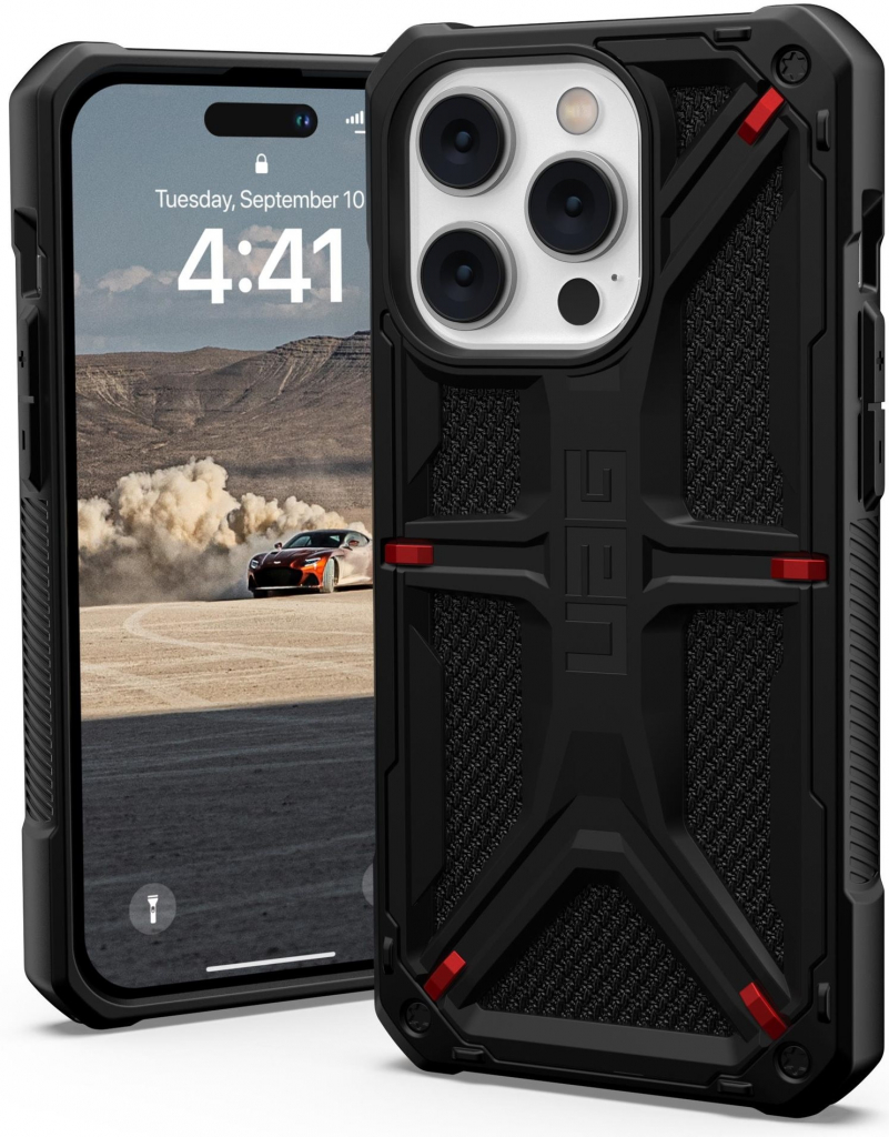 Pouzdro UAG Monarch Kevlar iPhone 14 Pro černé