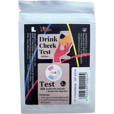 ALLTEST Drink Check Test GHB/FLZ/KET 3 ks – Zboží Dáma