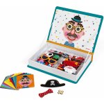 Janod magnetická kniha ZÁBAVNÉ OBLIČEJE CHLAPCI – Zboží Dáma