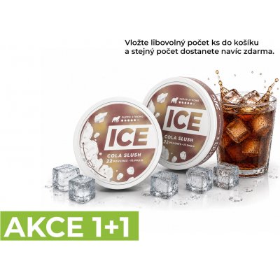 Ice nikotinové sáčky Cola Slush 10,9 mg 22 sáčků – Sleviste.cz