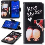 Pouzdro Patty PU kožené flipové se stojánkem Huawei Mate 20 Lite - prasátko – Zboží Živě