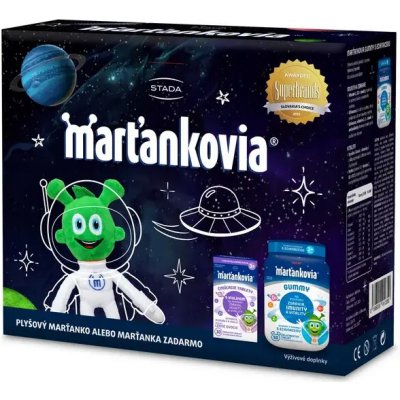Walmark Marťánci s inulinem + Gummy Super Imunita 30 cucavých tablet + 50 žvýkacích tablet – Hledejceny.cz
