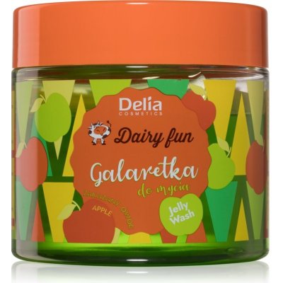 Delia Cosmetics Dairy Fun tělové mycí želé jablko 350 g
