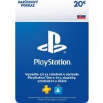 PlayStation Live Cards 20 EUR Hang pro SK PS Store SONY PLAYSTATION – Zboží Dáma