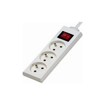 Konnoc DX-3FS prodlužovací kabel s vypínačem, 3 zásuvky, 10m 8594190721873 – Zbozi.Blesk.cz