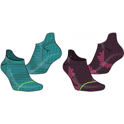 Inov-8 TRAILFLY SOCK LOW teal/purple – Zboží Mobilmania