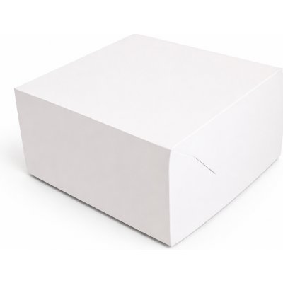 Cake star dortová krabice JOY bílá nepromastitelná 20x20x10cm – Zboží Mobilmania