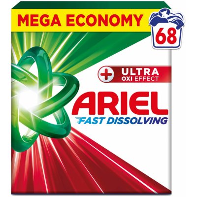 Ariel + Ultra Oxi Effect prací prášek 3,74 kg 68 PD – Zboží Dáma