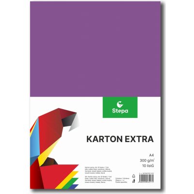 Kreslicí karton A4 300g 10ks mix barev – Zboží Dáma