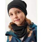 Unuo dětský nákrčník z teplákoviny Basic černá – Sleviste.cz