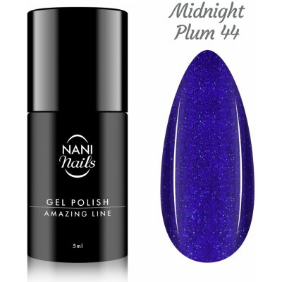 NANI gel lak Amazing Line Midnight Plum 5 ml – Zboží Mobilmania