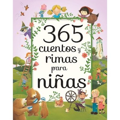 365 Cuentos Y Rimas Para Ninas Parragon BooksPevná vazba