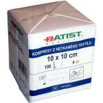 Kompres z netkaného textilu 10 x 10cm nesterilní 100 ks – Zboží Dáma