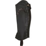 Equestro Minichapsy kožené Piping hnědé – Zboží Mobilmania