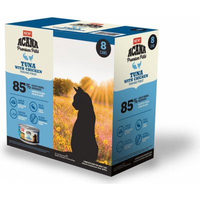 Acana Premium Pâté Tuna & Chicken Cat 8 x 85 g – Zboží Mobilmania