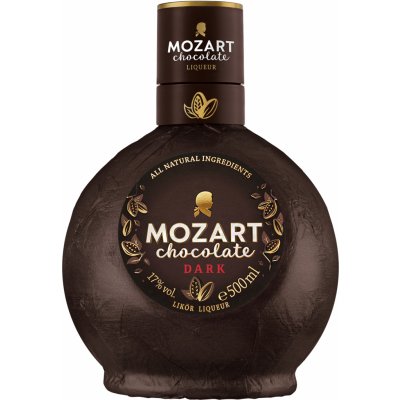 Mozart Dark Chocolate 17% 0,5 l (holá láhev)