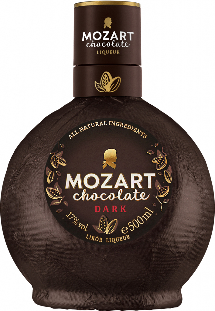 Mozart Dark Chocolate 17% 0,5 l (holá láhev)