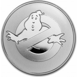 9Fine Mint Stříbrná mince 2 $ Ghostbusters No Ghost Logo 2024 1 oz