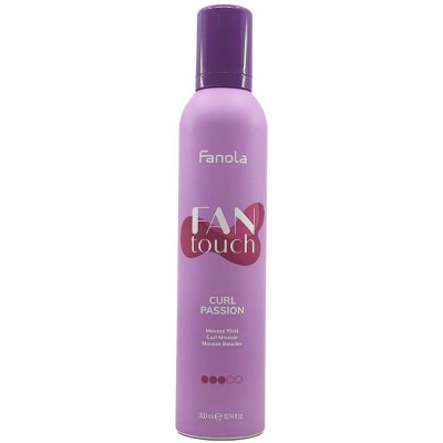 Fanola Fan Touch Curl Passion Mousse pěnové tužídlo pro podporu vln 300 ml – Zboží Dáma