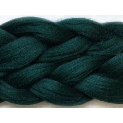 Kanekalon Easy Braid a Miss Rola Barva: EMERALD (dark green, tmavě zelená), Značka: Miss Rola – Zbozi.Blesk.cz