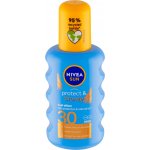 Nivea Sun Protect & Bronze Sun Spray intenzivní sprej na opalování SPF30 200 ml – Zboží Dáma