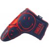 Golfov headcover Smiley Original Stacked Blade Putter navy/red