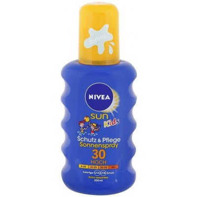 Nivea Sun Kids spray na opalování extra voděodolný SPF30 200 ml – Zbozi.Blesk.cz