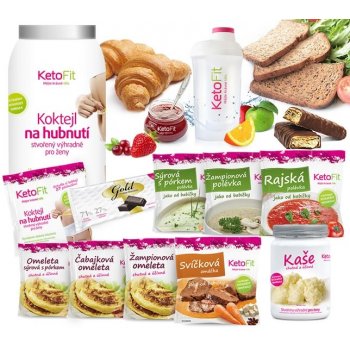 KetoFit Proteinová keto dieta na 4 týdny 4 210 g (144 porcí)