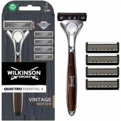 Wilkinson Quattro Essential + 4 ks hlavic – Sleviste.cz