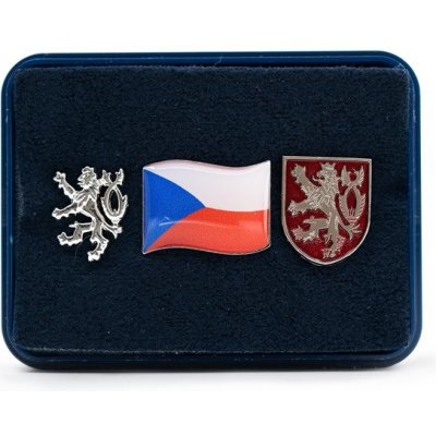 Sada odznaků ČESKÁ REPUBLIKA PIN – Zboží Dáma