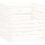 vidaXL bílý 80 x 80 x 78 cm masivní borové dřevo – Zboží Dáma