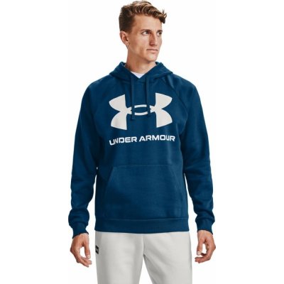 Under Armour Rival Fleece Big Logo HD Graphite Blue